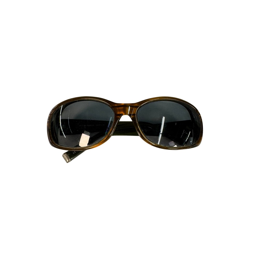 Oliver Peoples Phoebe JAS Sunglasses Green Brown Oval 59-17-125 Designer Eyewear